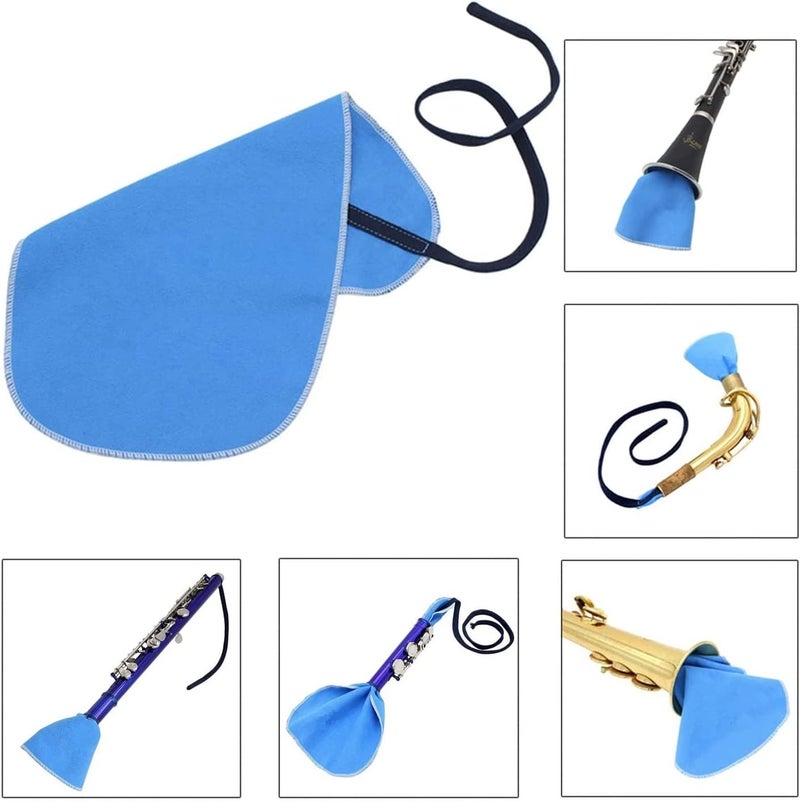 SKYNEO Saxophone Cleaning kit  Clarinet Cleaning Kit with Maintenance Kit Cork Grease Swab Strap Cleaning Cloth Thumb Rest Reed Case Mouthpiece Brush and More - Image 3